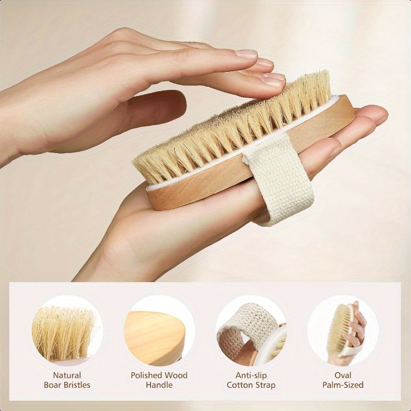 Body Loofah Natural - 2 In 1 Dry Skin Body