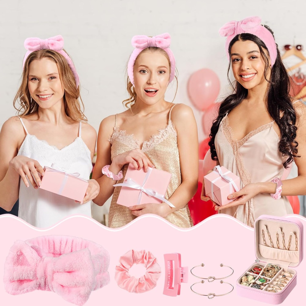 2-12 Sets Pink Fabric Spa Brid - W Spa & Wellness avis et prix
