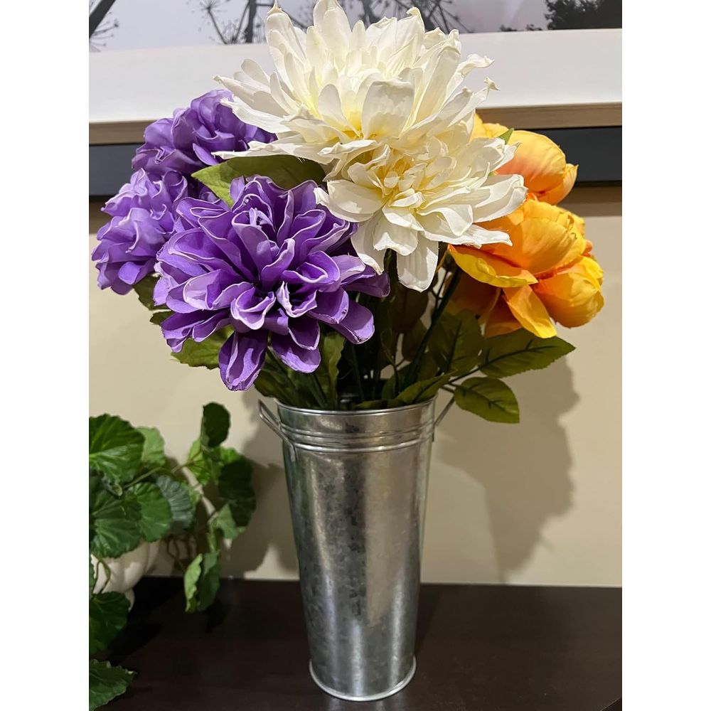 Set of 3 Galvanized Metal Buck - W Spa & Wellness avis et prix