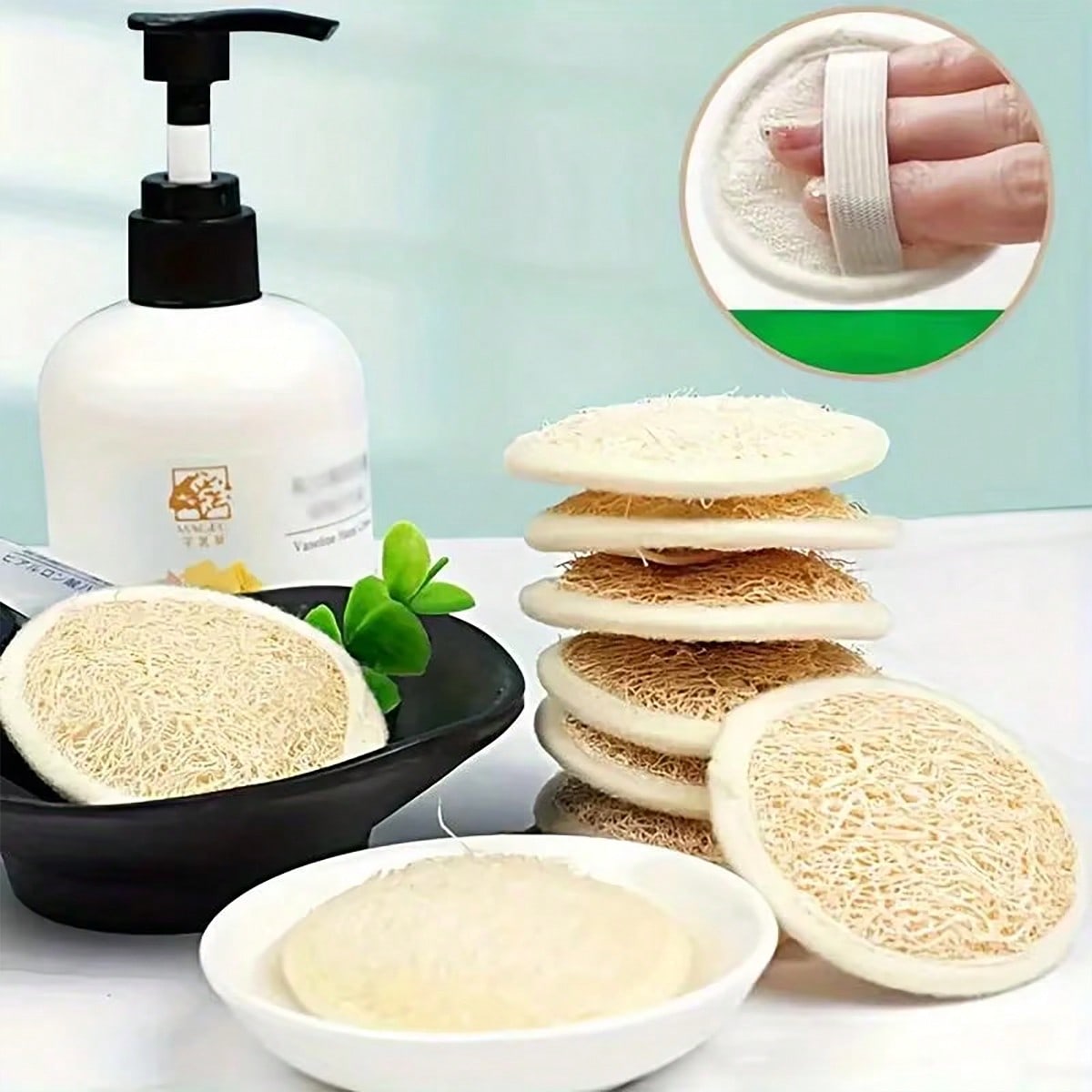 Natural Loofah Sponge Gentle E - Body Loofah Natural avis et prix