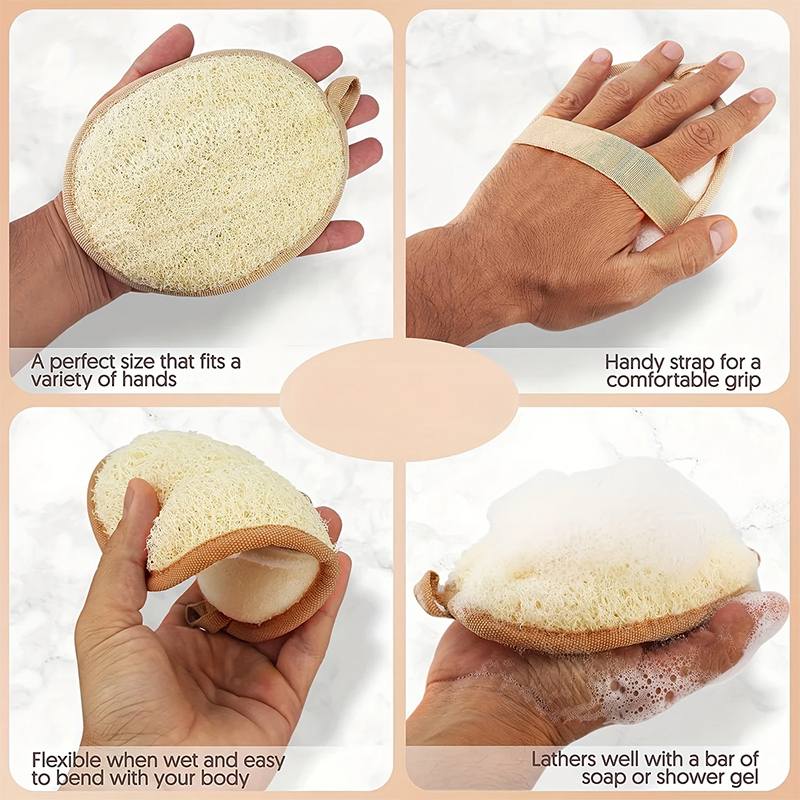 Natural Loofah Body Scrubber B - Body Loofah Natural avis et prix