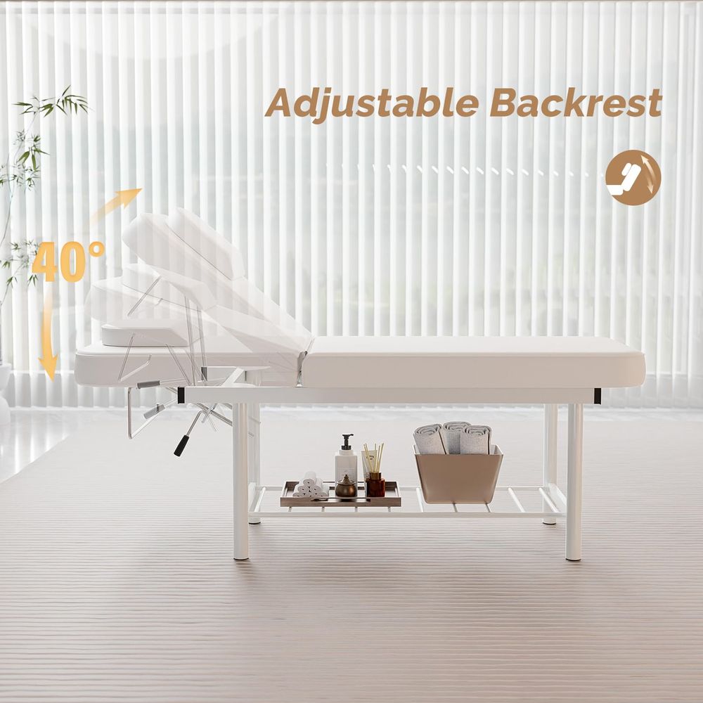 Massage Table w Adjustable Bac - W Spa & Wellness avis et prix