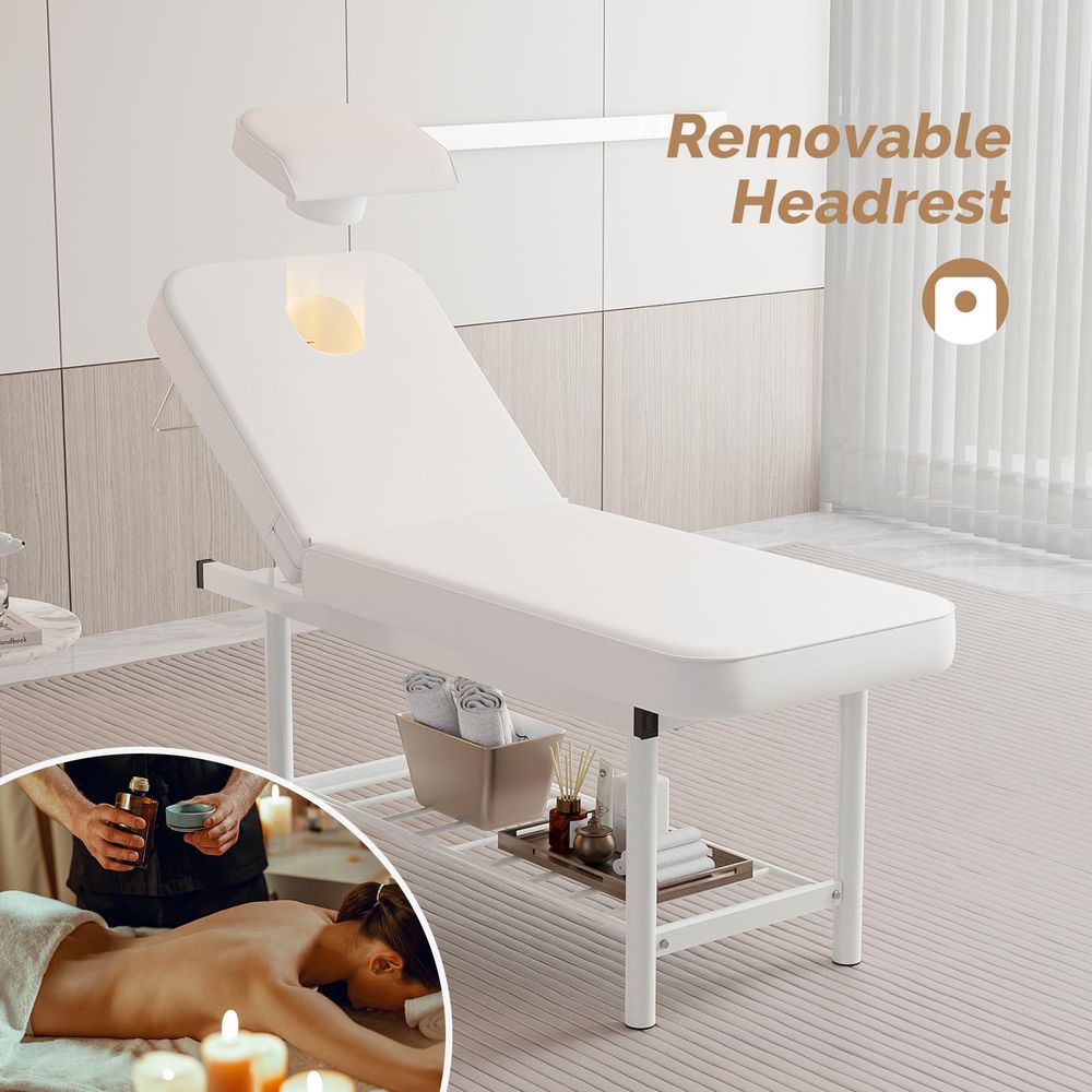 Massage Table w Adjustable Bac - W Spa & Wellness avis et prix