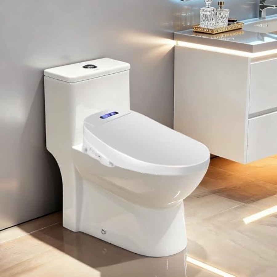 Electric Bidet Toilet Seat wit - Spa & Wellness Jura Resort Centre De Loisirs Des Franches Montagnes avis et prix