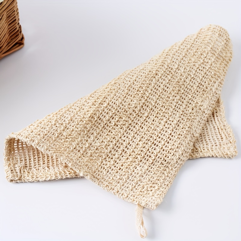 Cotton and Linen Towel Cloth E - Body Loofah Natural avis et prix
