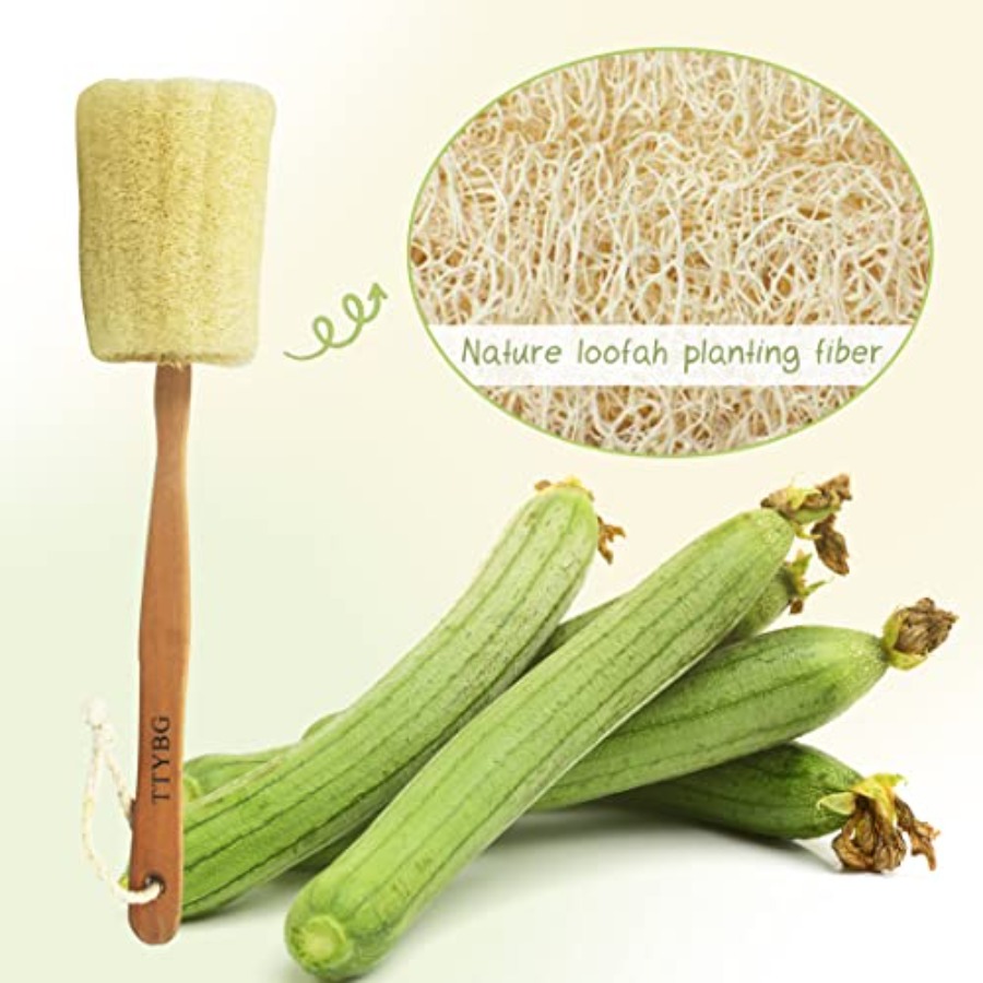 Natural Exfoliating Loofah Luf - Body Loofah Natural avis et prix