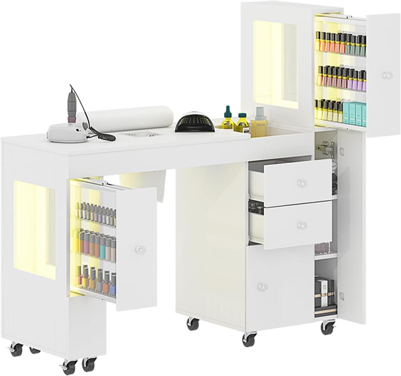Manicure Table for Nail Tech w - W Spa & Wellness avis et prix