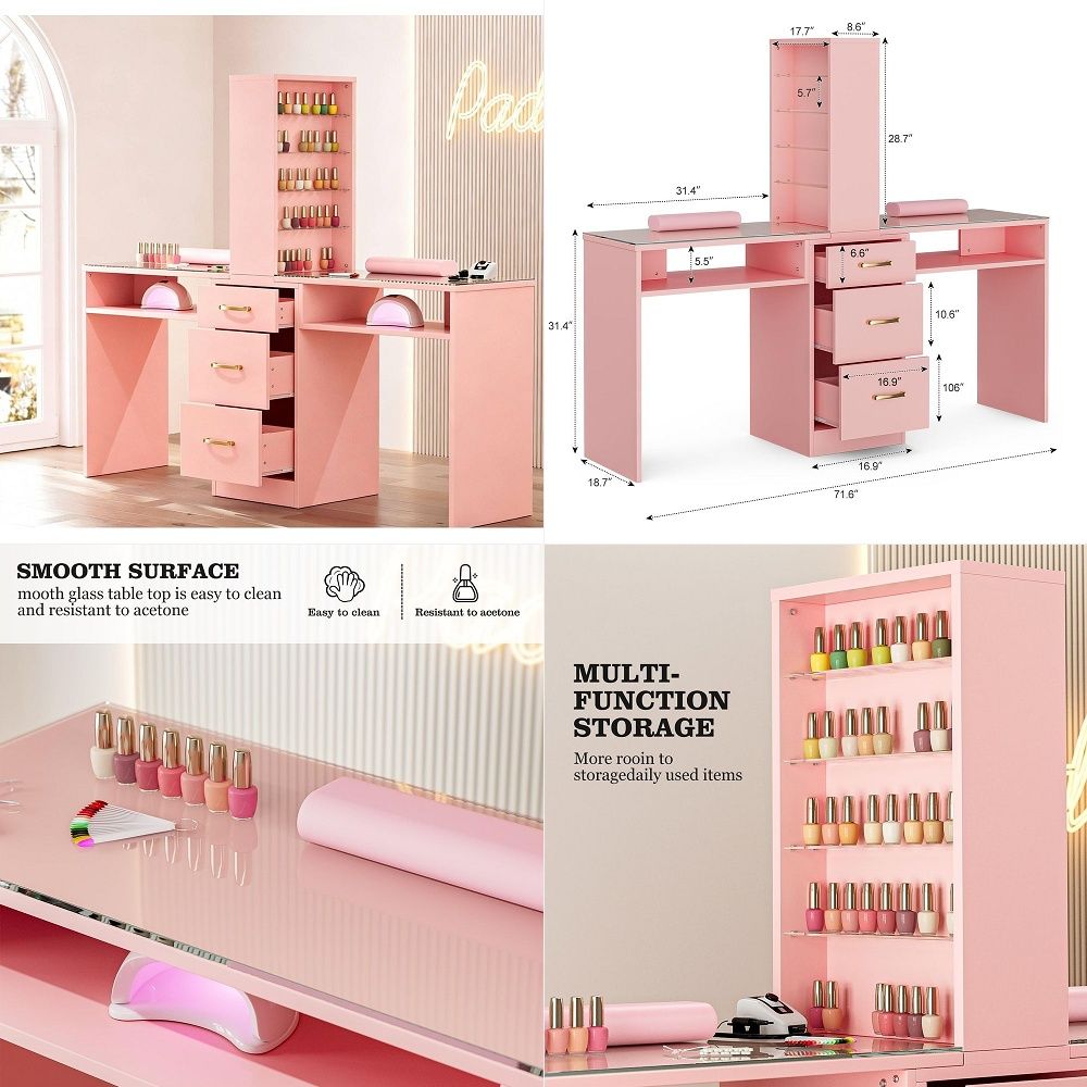 Manicure Table for Nail Tech w - W Spa & Wellness avis et prix