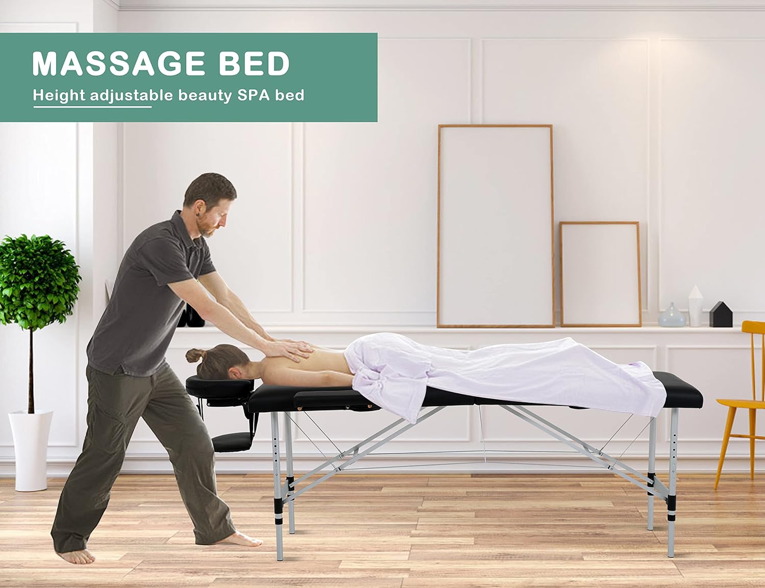 73in Aluminium Portable Massag - W Spa & Wellness avis et prix