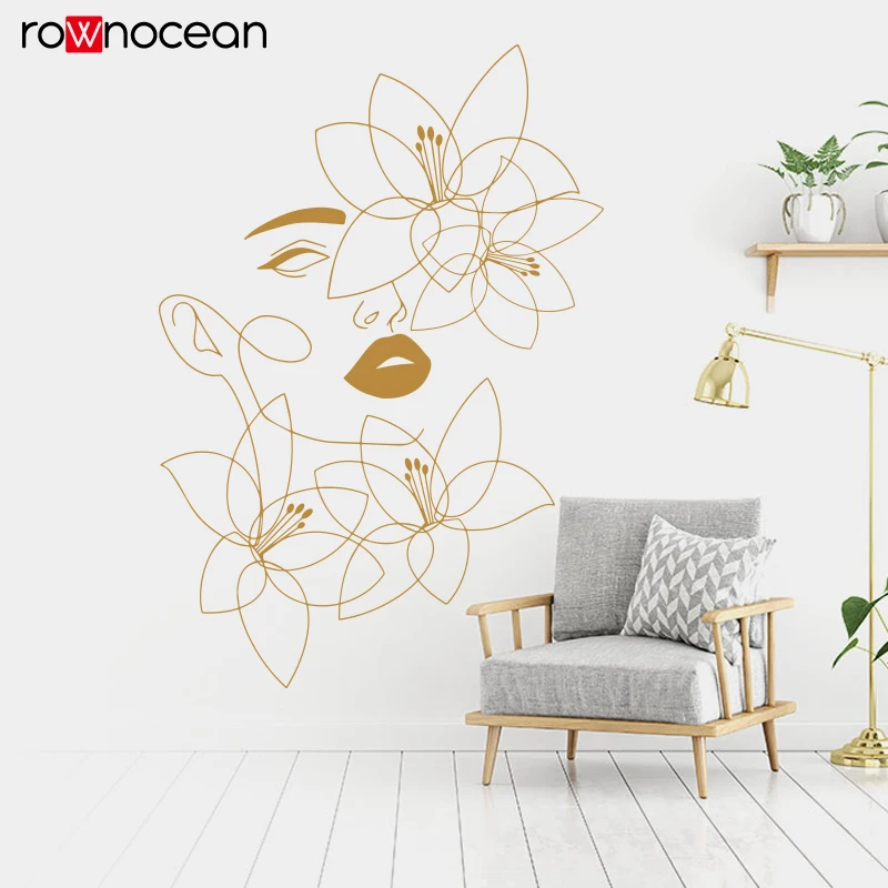 One Line Wall Decals Beauty Wa - Spa Wellness Beauty avis et prix