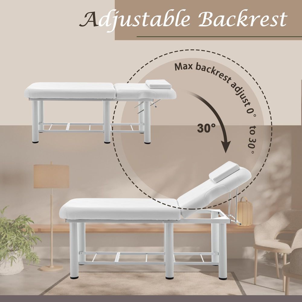 Massage Table w Adjustable Bac - W Spa & Wellness avis et prix