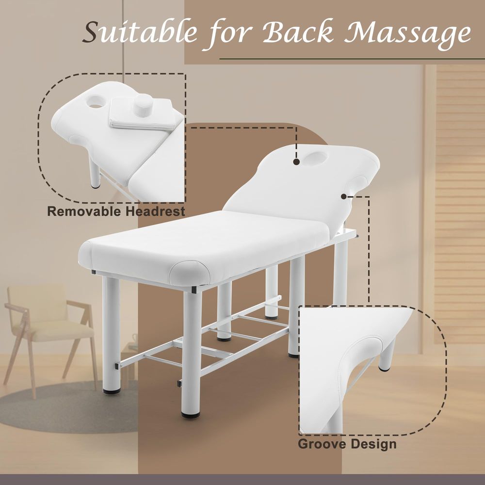 Massage Table w Adjustable Bac - W Spa & Wellness avis et prix