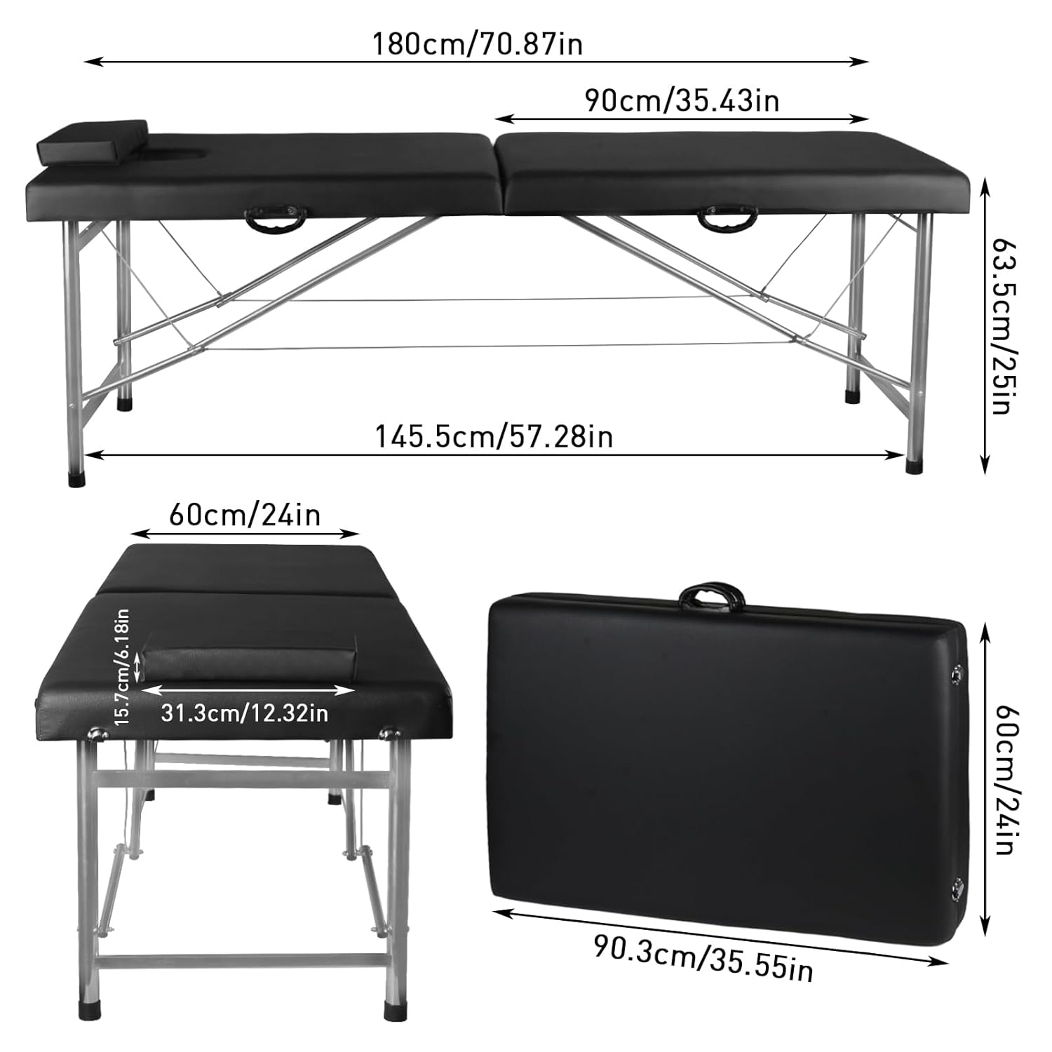 Portable Folding Massage Table - W Spa & Wellness avis et prix