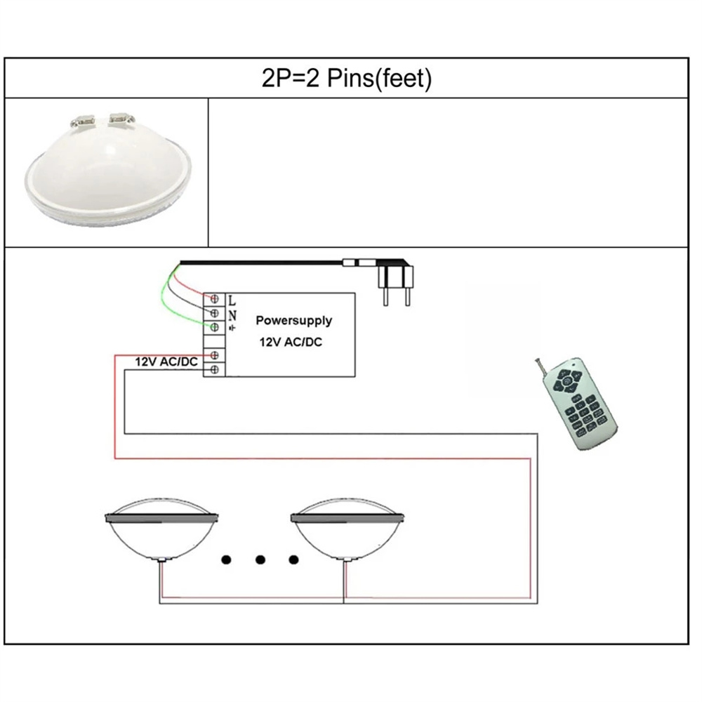 18W RGB LED Underwater Lights  - Xy Spa & Wellness George Town avis et prix
