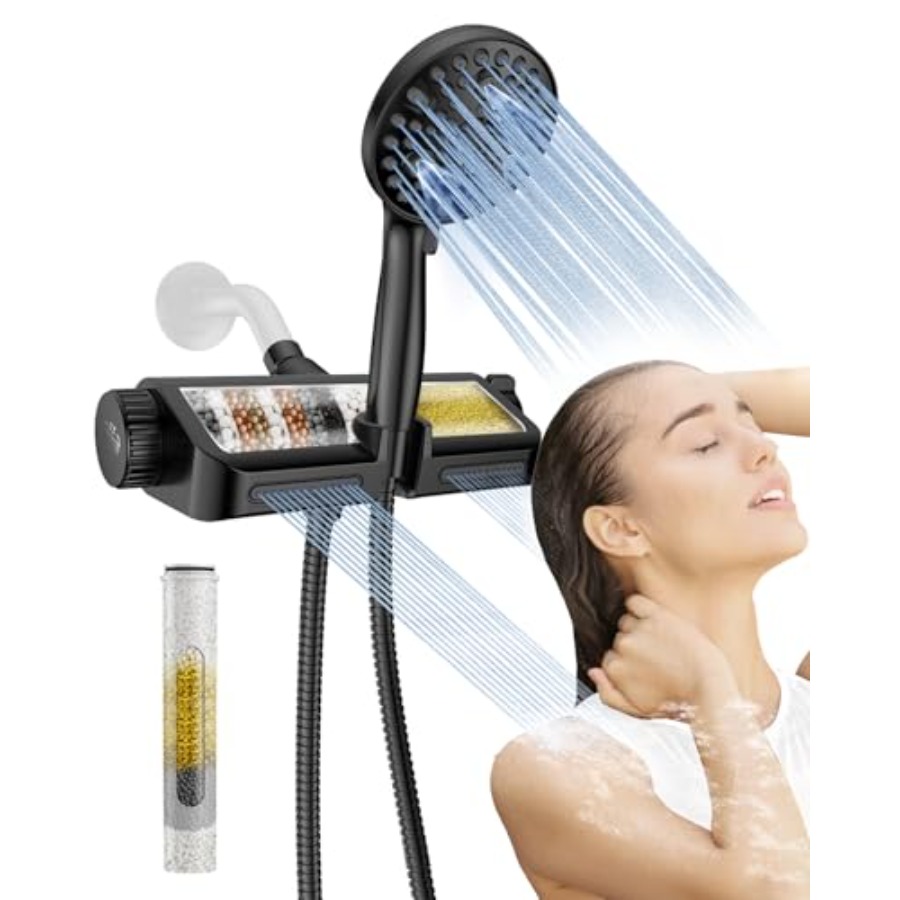 Filtered Shower Head with Hand - Spa & Wellness Jura Resort Centre De Loisirs Des Franches Montagnes avis et prix