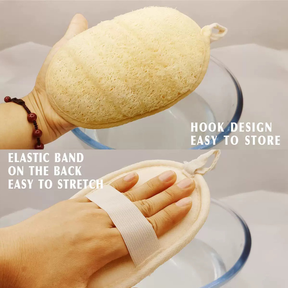 6PCS/3PCS/1PC luffa exfoliatin - Body Loofah Natural avis et prix